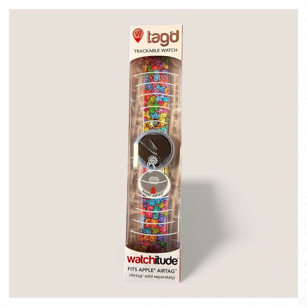 Watchitude Tag'd Trackable Air Tag Watch - Gummie Bears | HONEYPIEKIDS