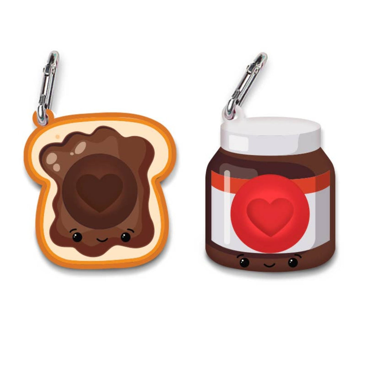 OMG Mega Pop Keychains- BFF Hazelnut Spread and Toast Fidget Popper | HONEYPIEKIDS 