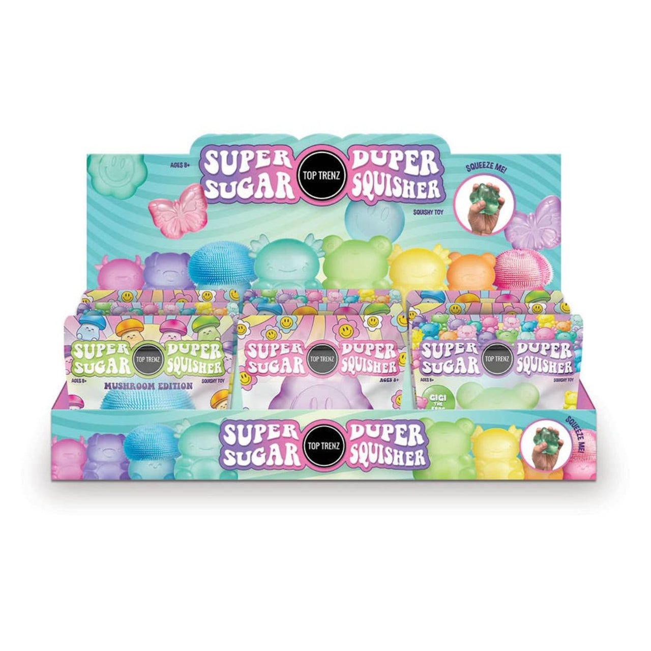 Super Duper Sugar Squisher Fidget Squeeze Toy - Sprinkle Cupcake | HONEYPIEKIDS 