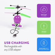 Pixar Toy Story Buzz Lightyear 3.5 Flying Character Helicopter | HONEYPIEKIDS