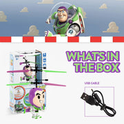 Pixar Toy Story Buzz Lightyear 3.5 Flying Character Helicopter | HONEYPIEKIDS