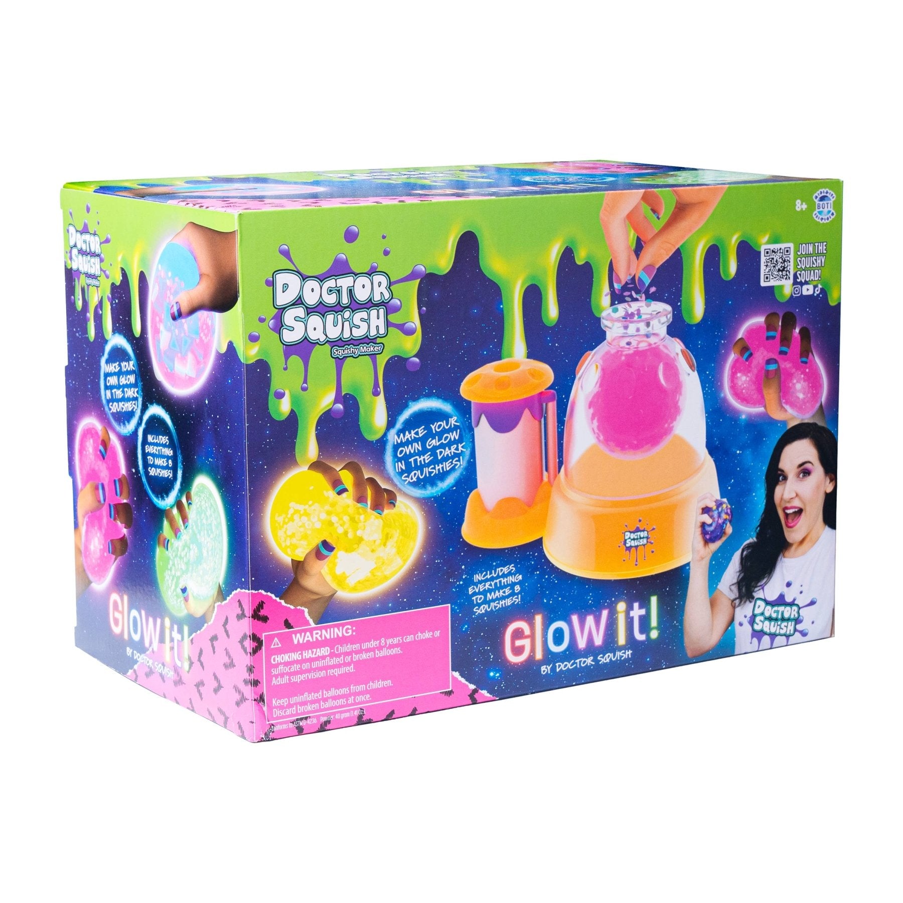 Toysmith Doctor Squish Squishy Maker Station - Glow-It Edition | HONEYPIEKIDS 