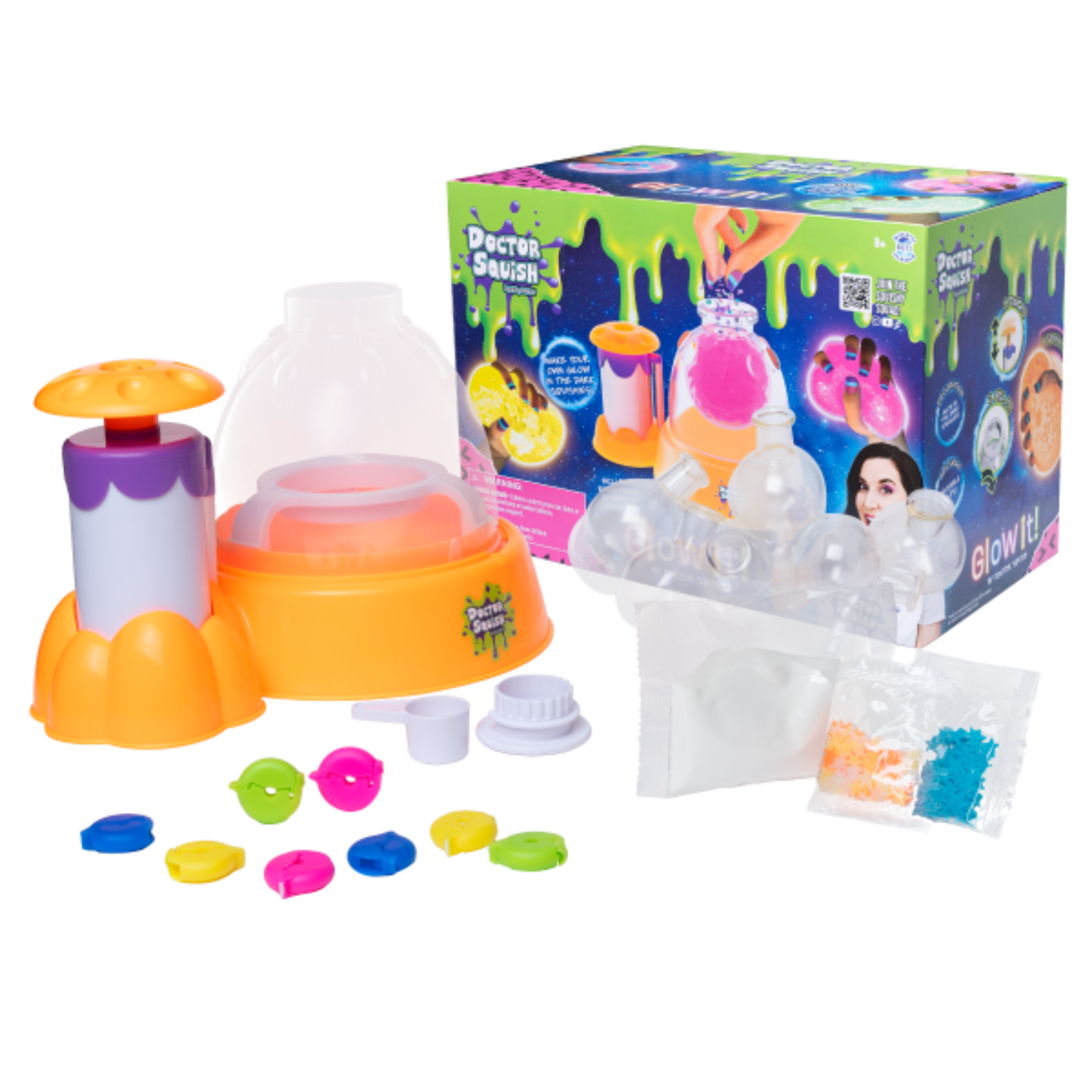 Toysmith Doctor Squish Squishy Maker Station - Glow-It Edition | HONEYPIEKIDS 