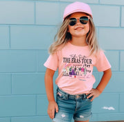 Trendy Taylor Swift Print Girls T-shirt | HONEYPIEKIDS 