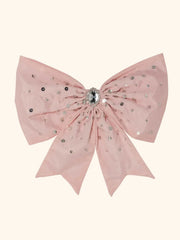 Tutu Du Monde Ares Hairclip - Pink Satin | HONEYPIEKIDS 