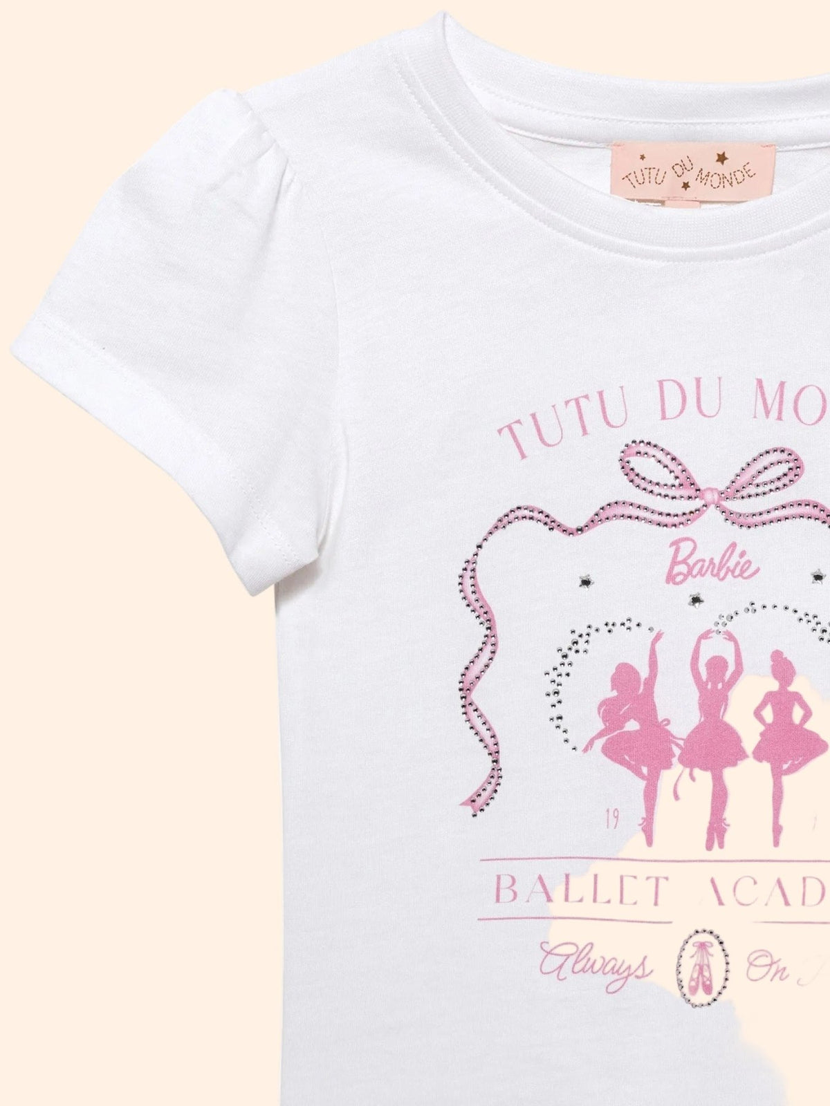 Tutu Du Monde Barbie Always On Pointe T-Shirt - Milk | HONEYPIEKIDS