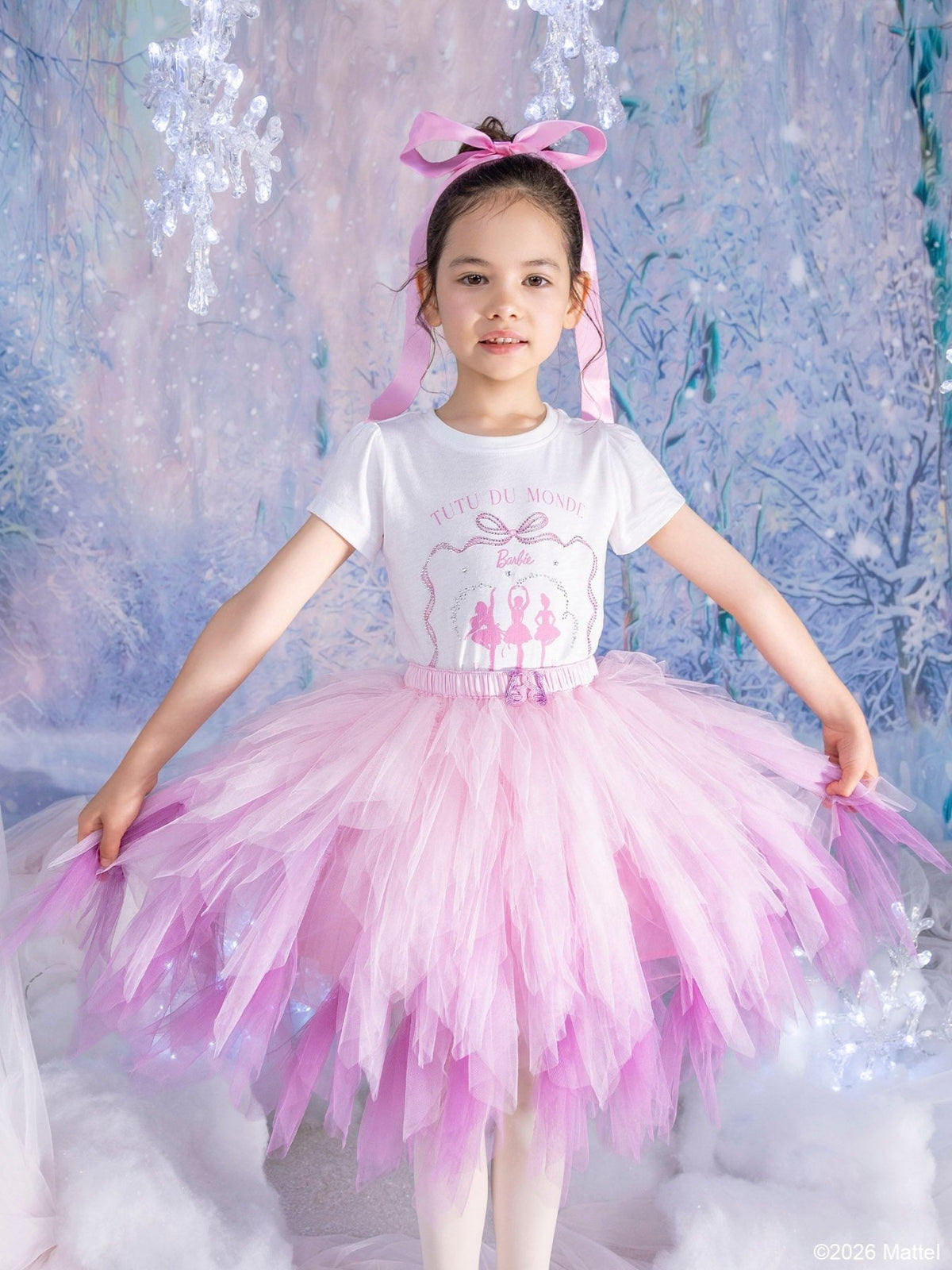 Tutu Du Monde Barbie Always On Pointe T-Shirt - Milk | HONEYPIEKIDS