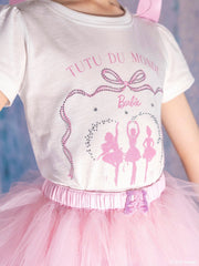 Tutu Du Monde Barbie Always On Pointe T-Shirt - Milk | HONEYPIEKIDS