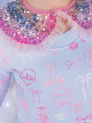 Tutu Du Monde Barbie Dollhouse Dreams Sweatshirt - Ballet Blue | HONEYPIEKIDS