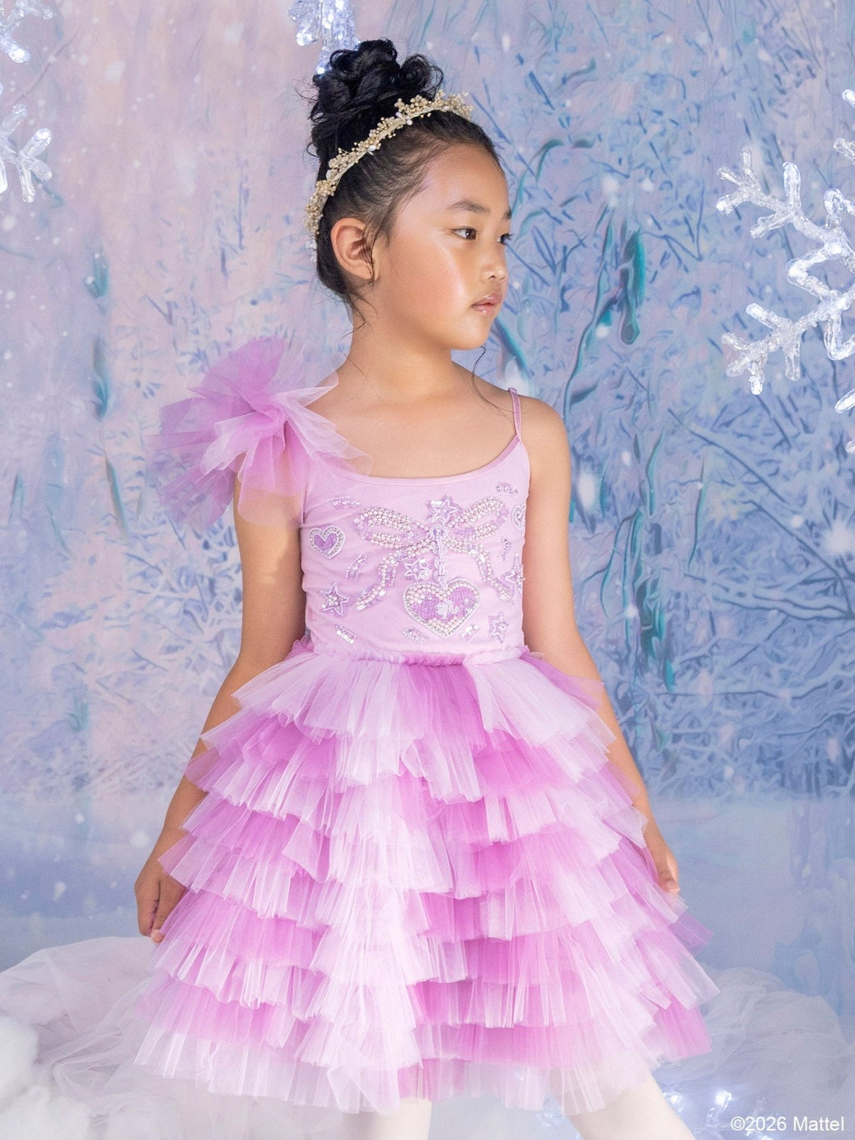 Tutu Du Monde Barbie Twinkleberry Tutu Dress - Orchid Bouquet Mix | HONEYPIEKIDS