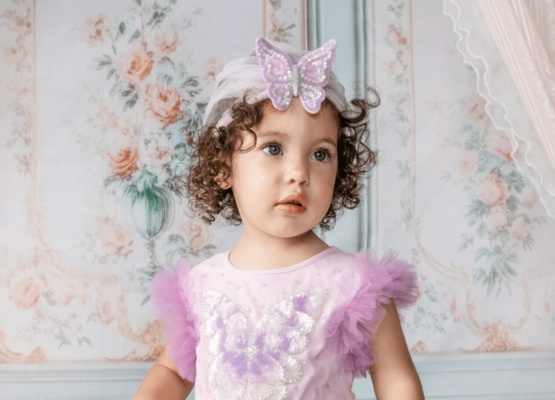 Tutu Du Monde Girls Pretty Papillon Turban Hat | HONEYPIEKIDS