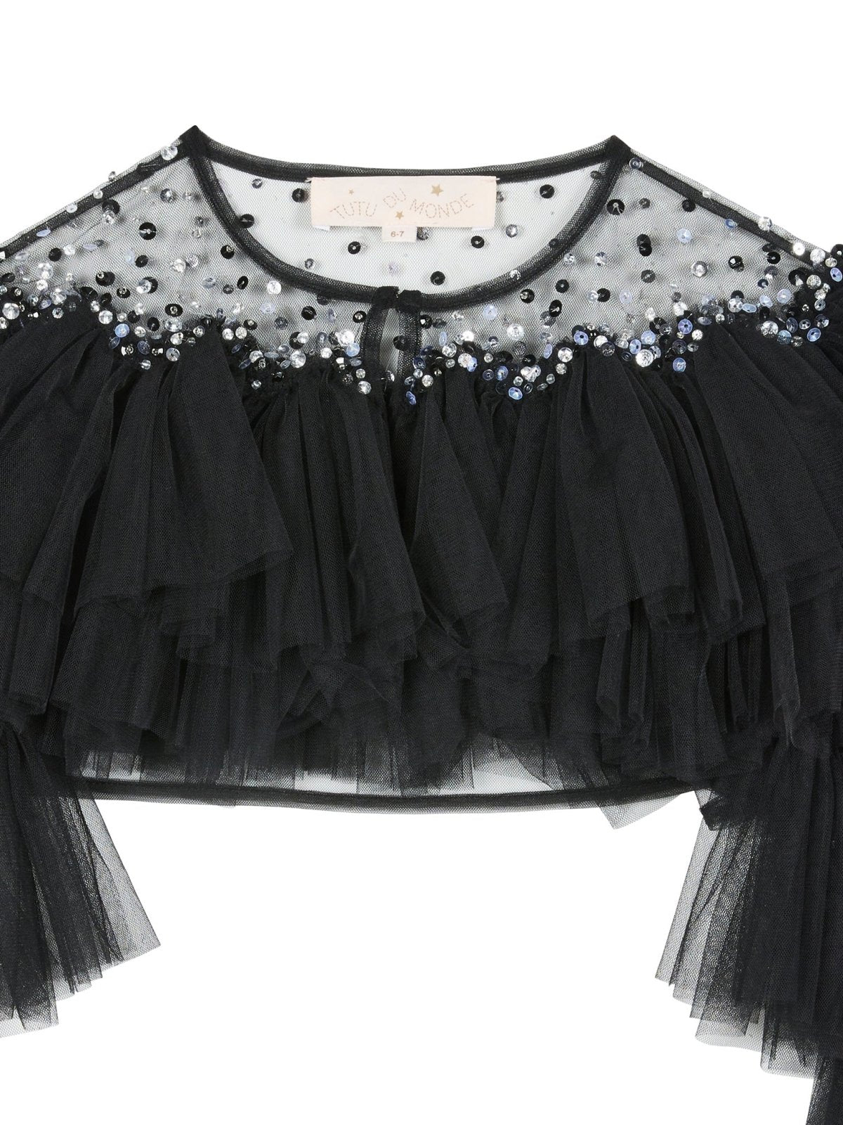 Tutu Du Monde Halloween Birds of a Feather Girls Shrug | HONEYPIEKIDS 