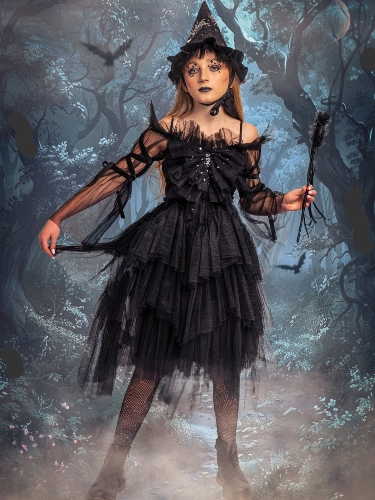 black dress with tutu Du Monde Halloween Darkest Night Tutu Black And White Formal Colour: BLACK AND WHITE Starlet collection Size and Color:Swimming Pool