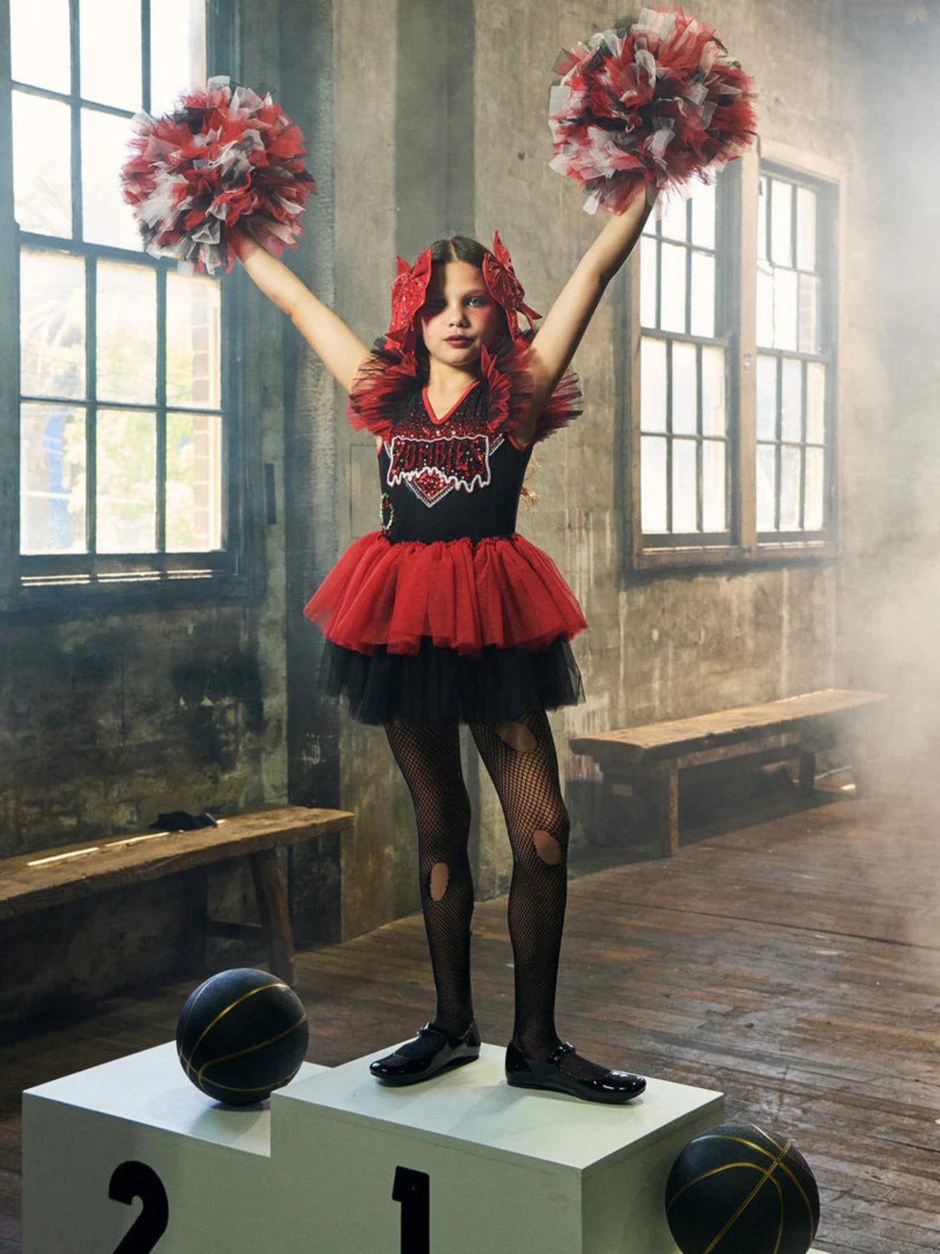 Tutu Du Monde Halloween Deadly Cheer Tutu Dress | HONEYPIEKIDS 
