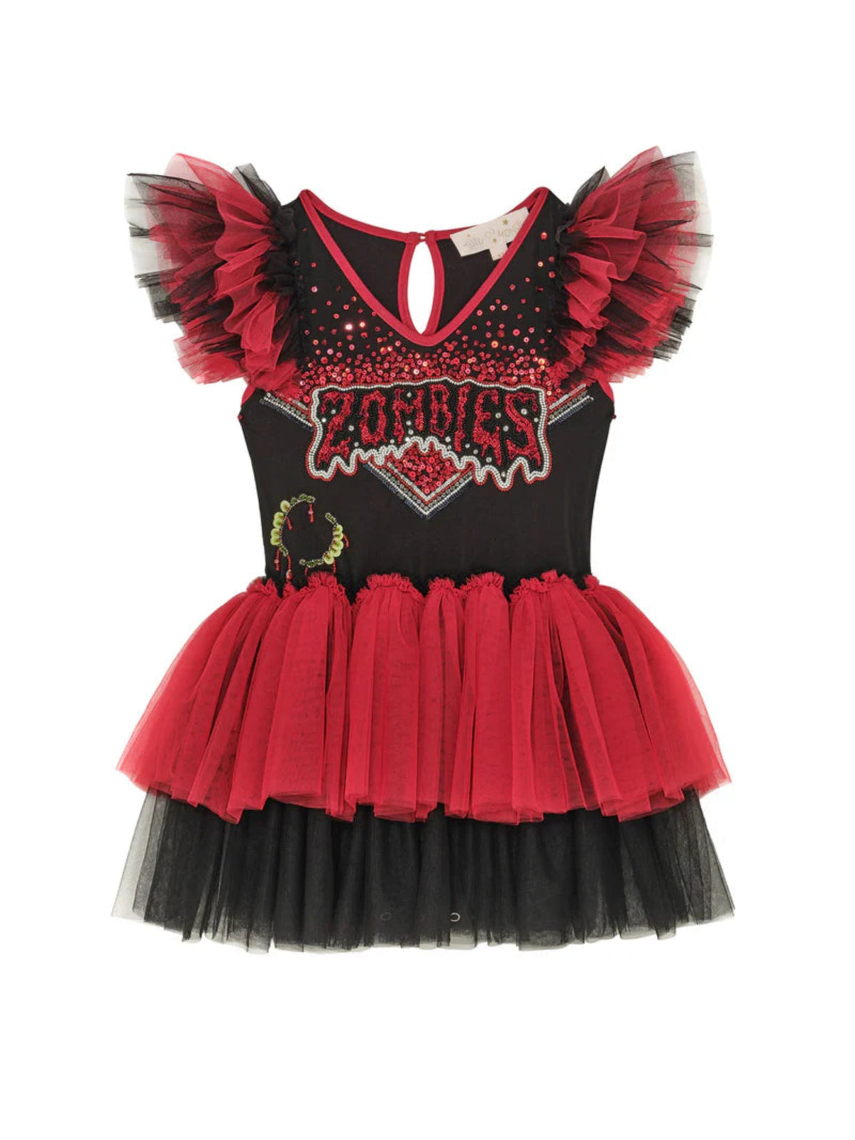 Tutu Du Monde Halloween Deadly Cheer Tutu Dress | HONEYPIEKIDS Tutu Du Monde Halloween Deadly Cheer Tutu Dress | HONEYPIEKIDS