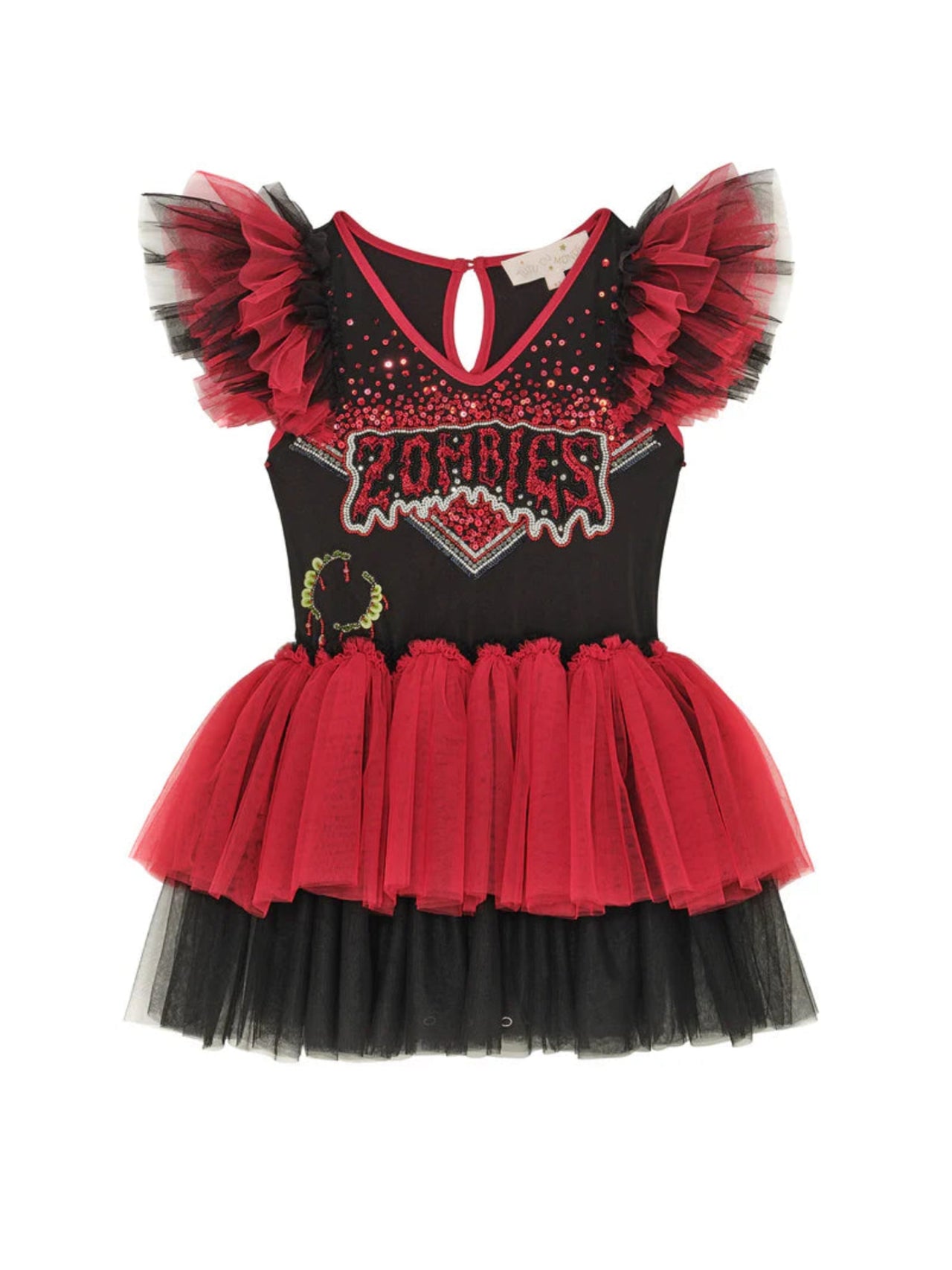 Tutu Du Monde Halloween Deadly Cheer Tutu Dress | HONEYPIEKIDS 