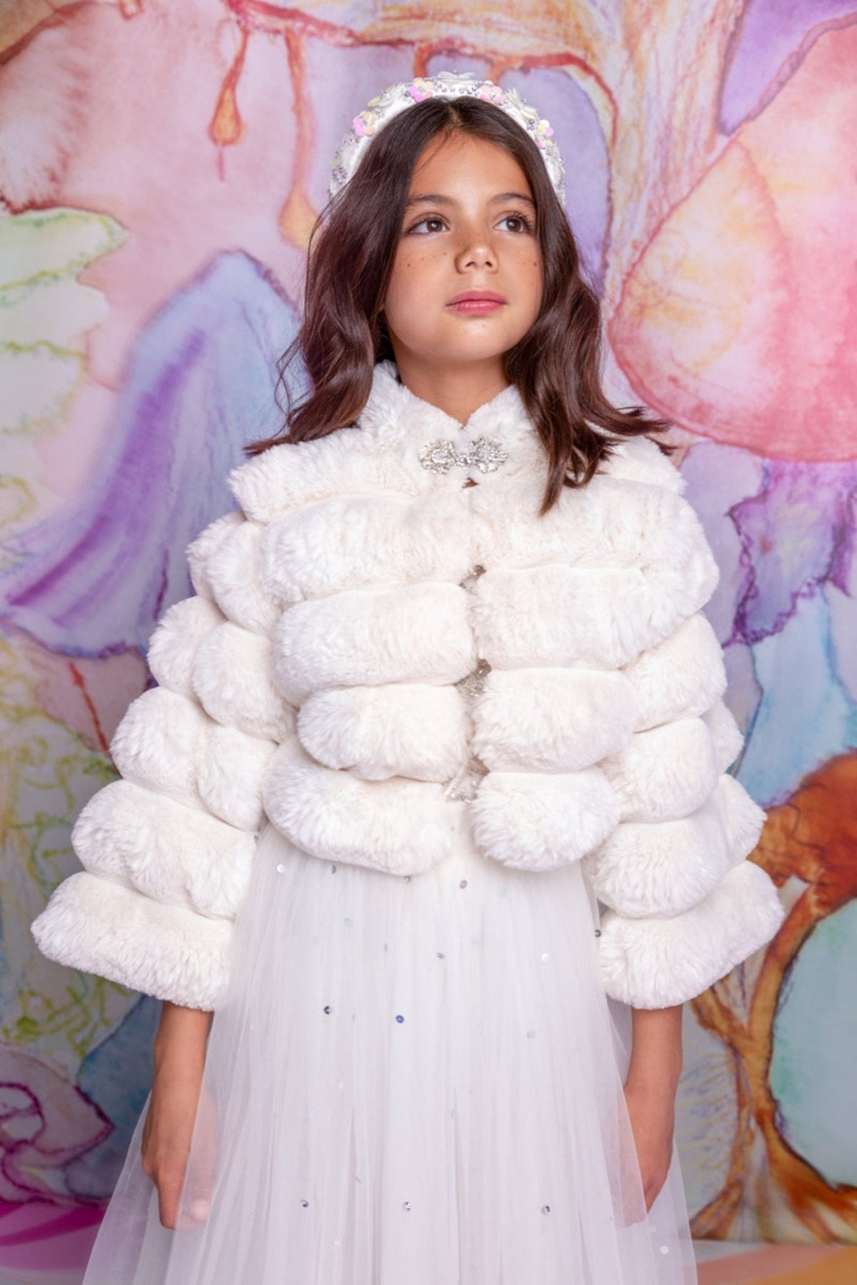 Tutu Du Monde Winter Wonderland Jacket - MILK | HONEYPIEKIDS 