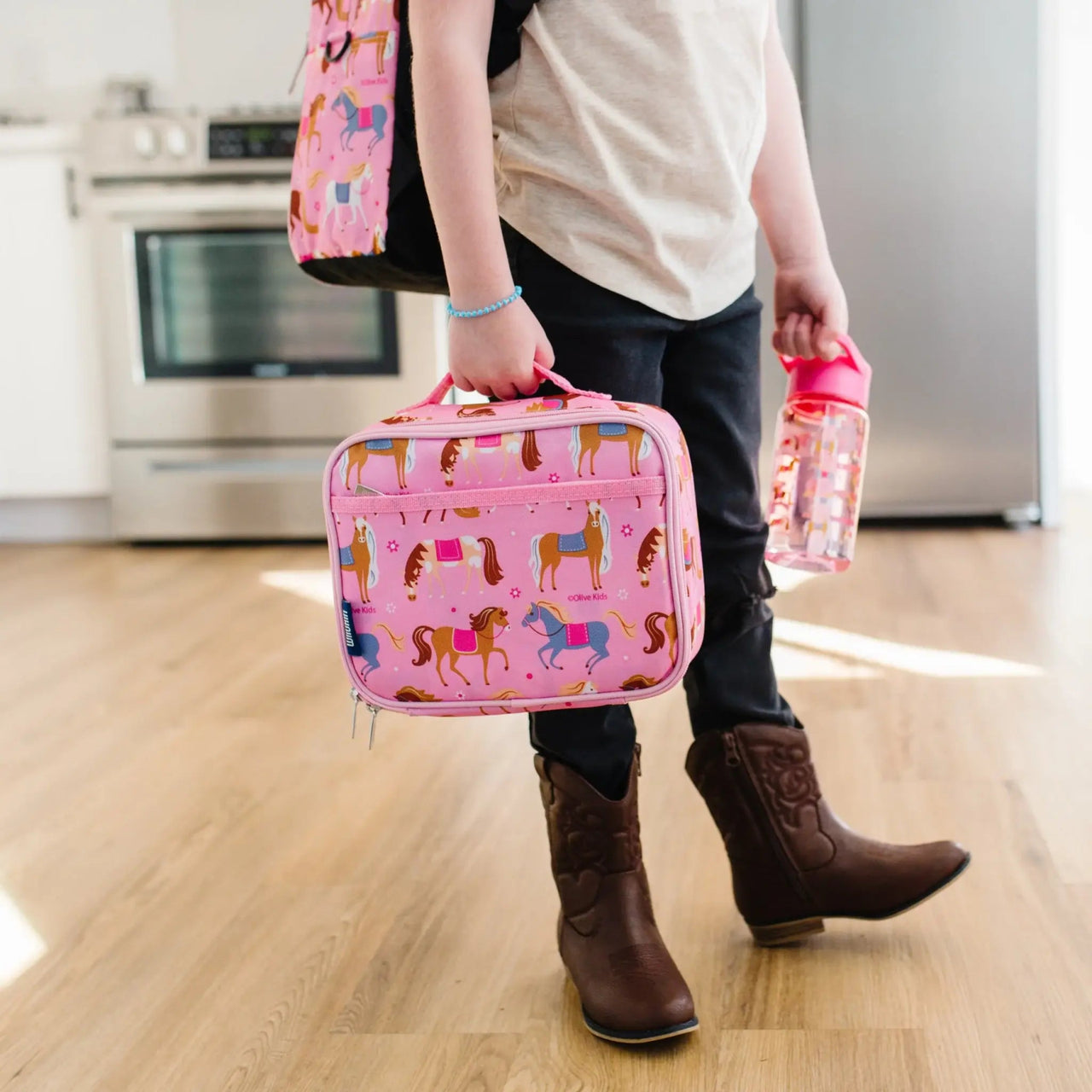 Wildkin Pink Show Ponies Girls Lunch Box | HONEYPIEKIDS 