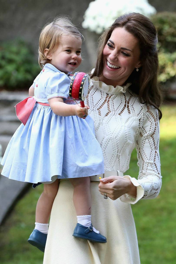 HONEYPIEKIDS | Antoinette Paris Girls Hand Smocked Princess Charlotte Dress 
