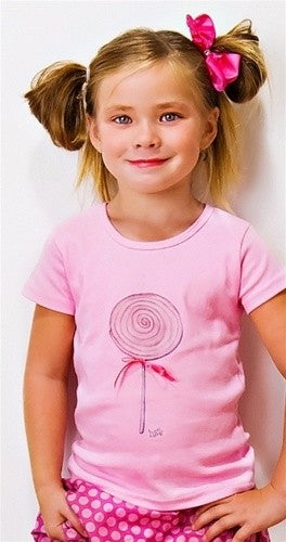 Lollipop ss T shirt by Tiny Turnip | HONEYPIEKIDS | Kids Boutique Clothing