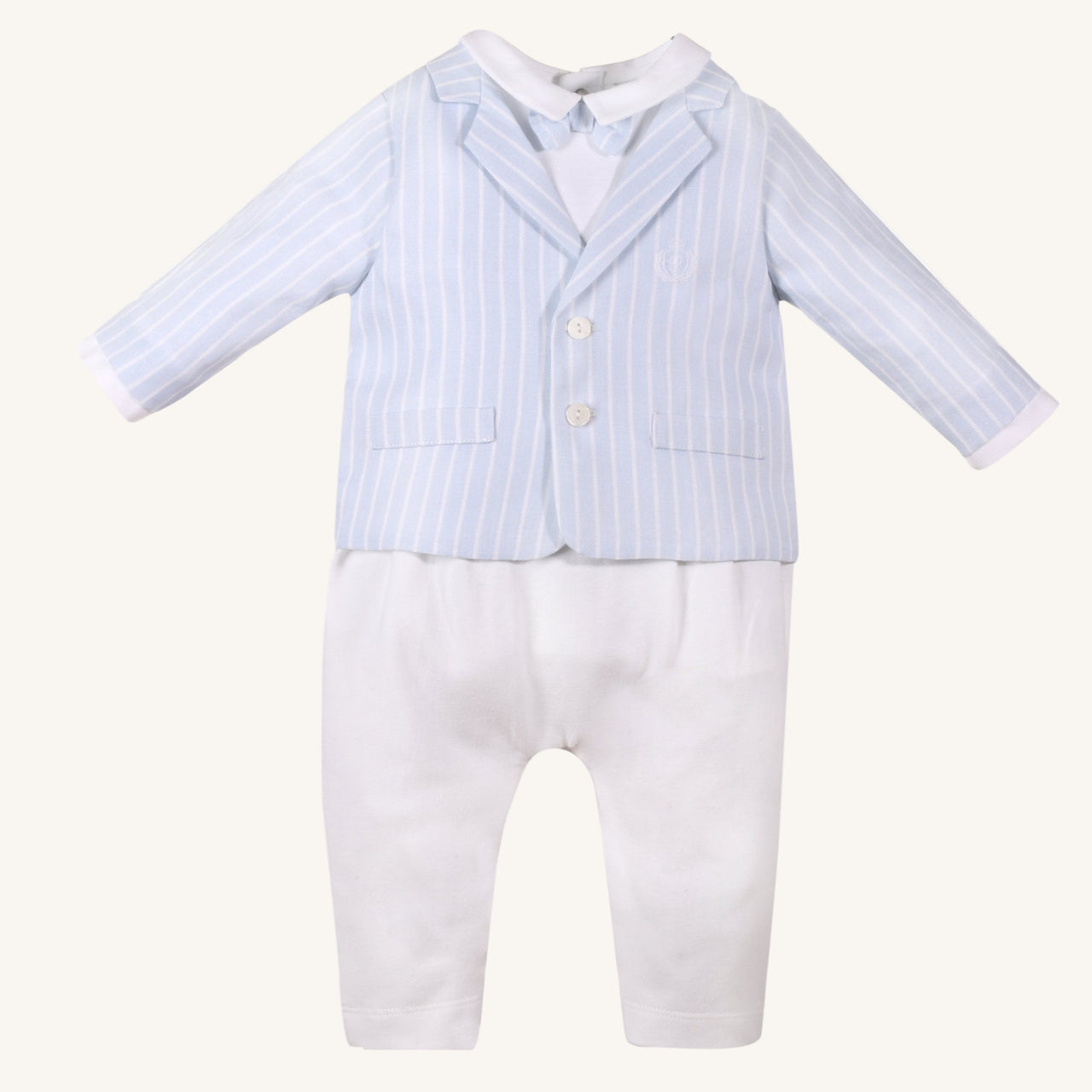 Patachou Baby Boys Bowtie Playsuit with Jacket Set | HONEYPIEKIDS 
