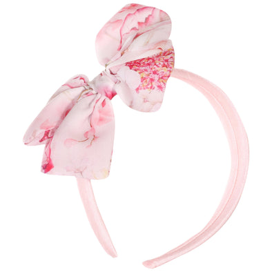 Patachou Girls Pink Botanical Headband | HONEYPIEKIDS | Kids Boutique Clothing