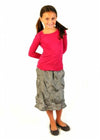 Girls Long Pinched Skirt - 3 Color Choices | HONEYPIEKIDS | Kids Boutique Clothing