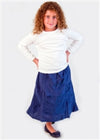 Girls Long Pinched Skirt - 3 Color Choices | HONEYPIEKIDS | Kids Boutique Clothing