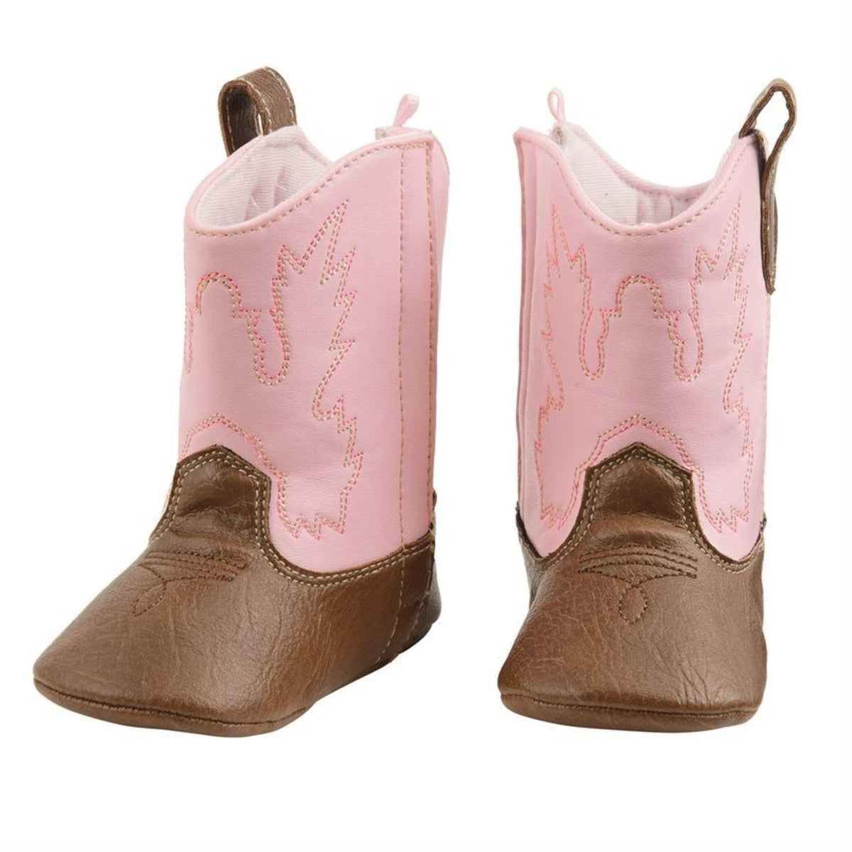 Mudpie Infant Girls Pink Cowboy Boots HONEYPIEKIDS