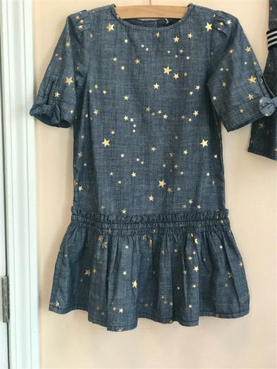 Blu & Blue Little Girls Beatrice Dress | HONEYPIEKIDS | Kids Boutique Clothing