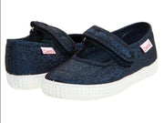 Cienta Girls Navy Sparkle Mary Jane Shoes - 56013.77 | HONEYPIEKIDS