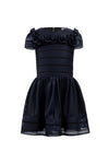 David Charles London Girls Navy Tone Striped Dress | HONEYPIEKIDS | Kids Boutique Clothing