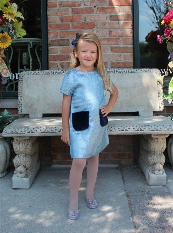 Imoga Collection Natasha Dress in Frost | HONEYPIEKIDS | Kids Boutique Clothing