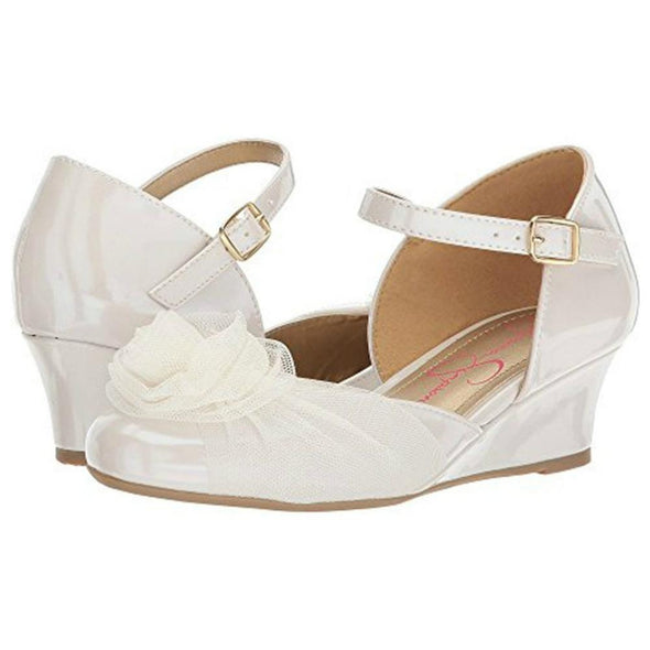 Jessica Simpson Delphine Shoes in Cream | HONEYPIEKIDS | Kids Boutique Clothing