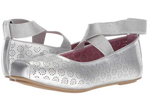 Jessica Simpson Madora Shoes in Silver | HONEYPIEKIDS | Kids Boutique Clothing