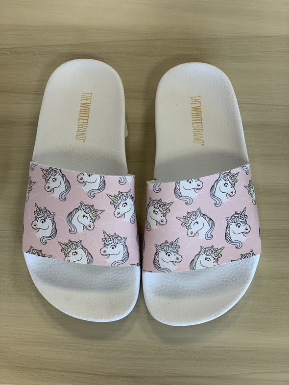 Girls Pink Unicorn Slides | HONEYPIEKIDS | Kids Boutique Clothing