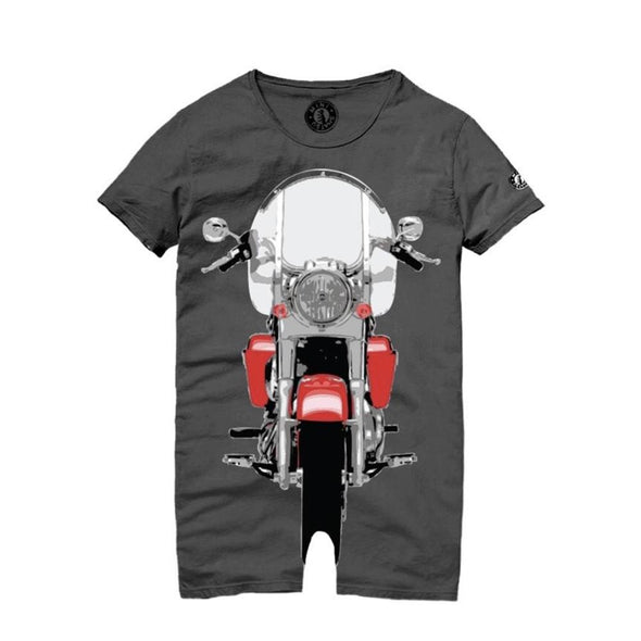 Mini Shatsu Infant Boys Vintage Motorcycle Romper | HONEYPIEKIDS | Kids Boutique Clothing