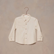 NoraLee Boys Harrison Shirt in Natural - Boys Button Up Dress Shirt  | HONEYPIEKIDS 