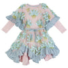 Paper Wings Girls Embroidered Tulle Frill Dress | HONEYPIEKIDS | Kids Boutique Clothing