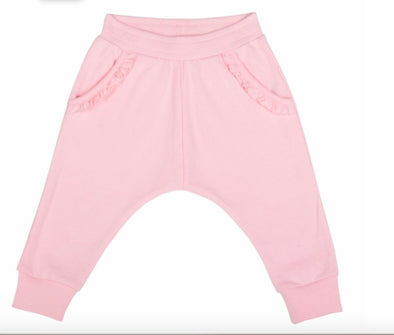 Paper Wings Infant Girls Frilled Pocket Trackies | HONEYPIEKIDS | Kids Boutique Clothing
