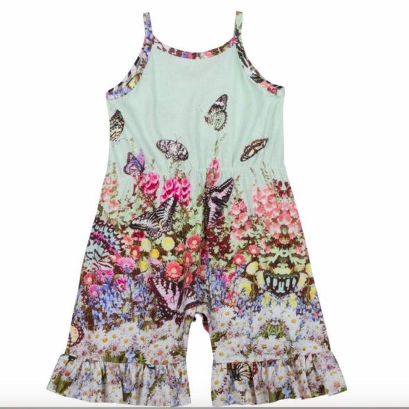 Paper Wings Infant Flower Garden Frilled Singlet Romper | HONEYPIEKIDS | Kids Boutique Clothing