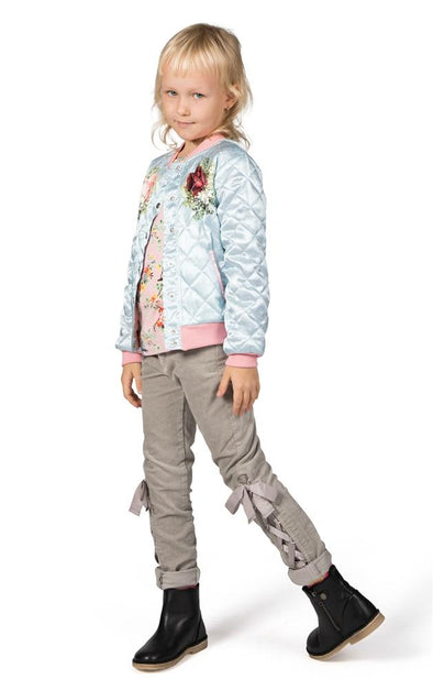 Paper Wings Rosie Cats Quilted Bomber | HONEYPIEKIDS | Kids Boutique Clothing