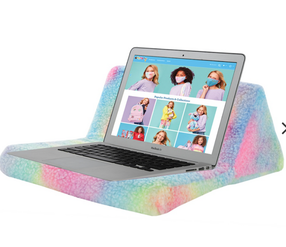 IScream Rainbow Sherpa Tablet Pillow | HONEYPIEKIDS | Kids Boutique Clothing