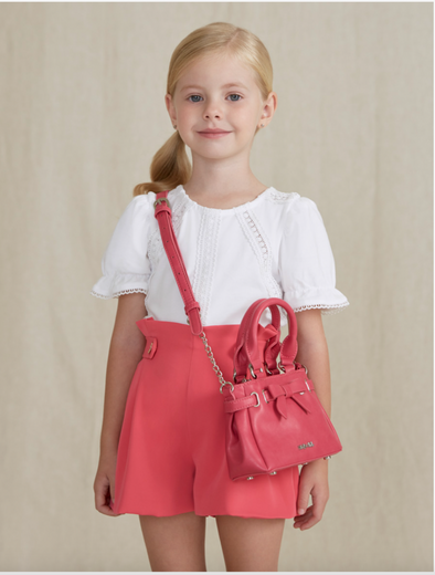 Abel & Lula Girls Structured Fuchsia Bag | HONEYPIEKIDS | Kids Boutique Clothing