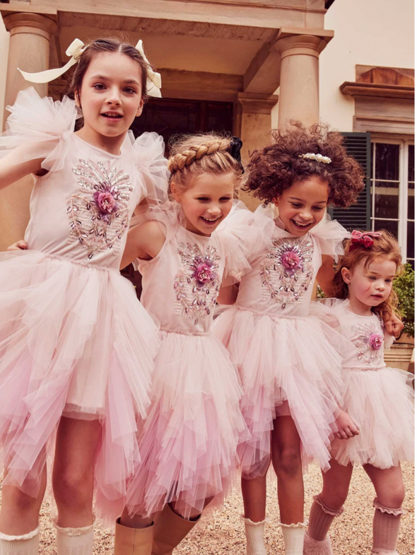 Tutu Du Monde Girls English Rose Tutu Dress | HONEYPIEKIDS | Kids Boutique Clothing