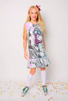 Lola and The Boys Girls Magic Sequin Unicorn World Dress | HONEYPIEKIDS | Kids Boutique