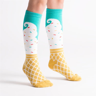 Sock It To Me Ice Cream Dream Knee High Socks | HONEYPIEKIDS | Kids Boutique Clothing