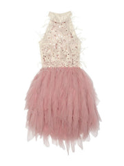 Tutu Du Monde High Collar Masquerade Tutu Dress | HONEYPIEKIDS 