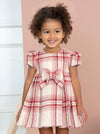 HONEYPIEKIDS | Abel and Lula BABY Girls Raspberry Plaid Holiday Dress