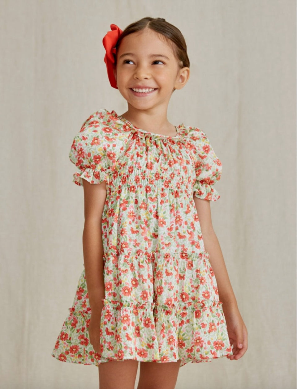 Abel & Lula Floral Print Shorts Set main image 0
